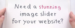 How to insert for image slider in html code