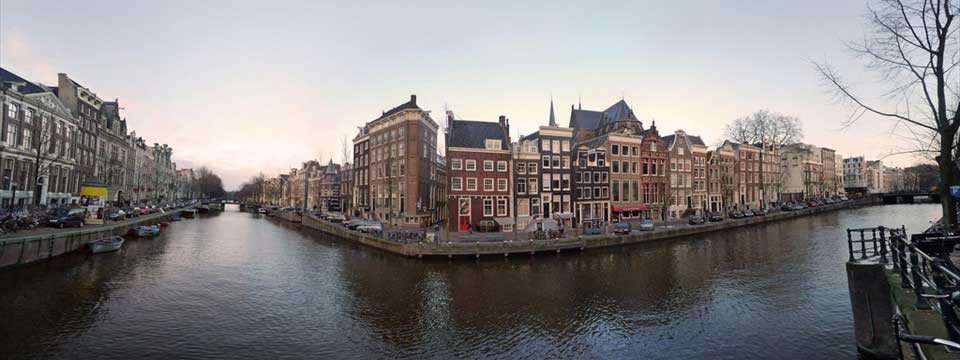 Panorama Herengracht from bridge Leidsegracht : HTML5 Div Slider