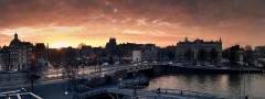 Overlooking amsterdam