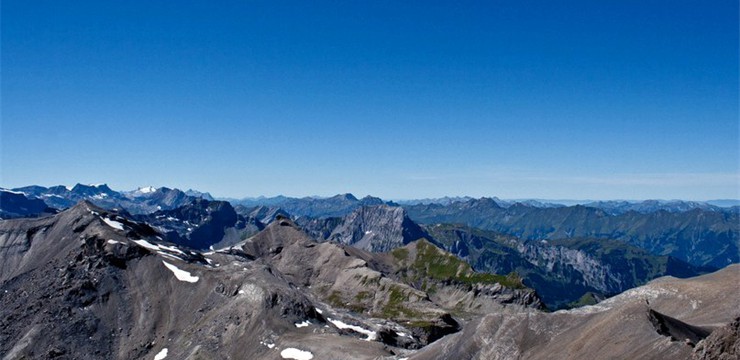 View from the Schilthorn mountain - Switzerland: scrolling jQuery gallery