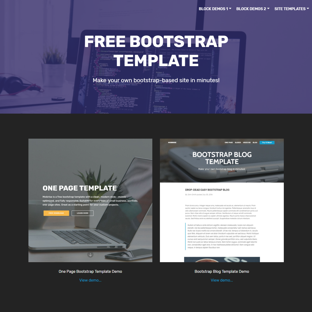 95 Free Bootstrap Themes Expected To Get In The Top In 2019
