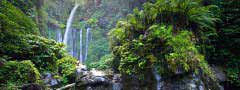 Waterfall in the jungle image slideshow html css