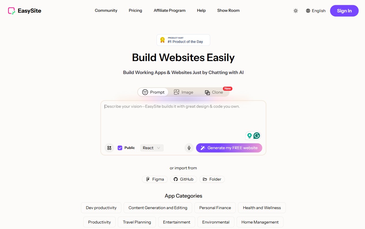 Site123 AI vs Ezsite
