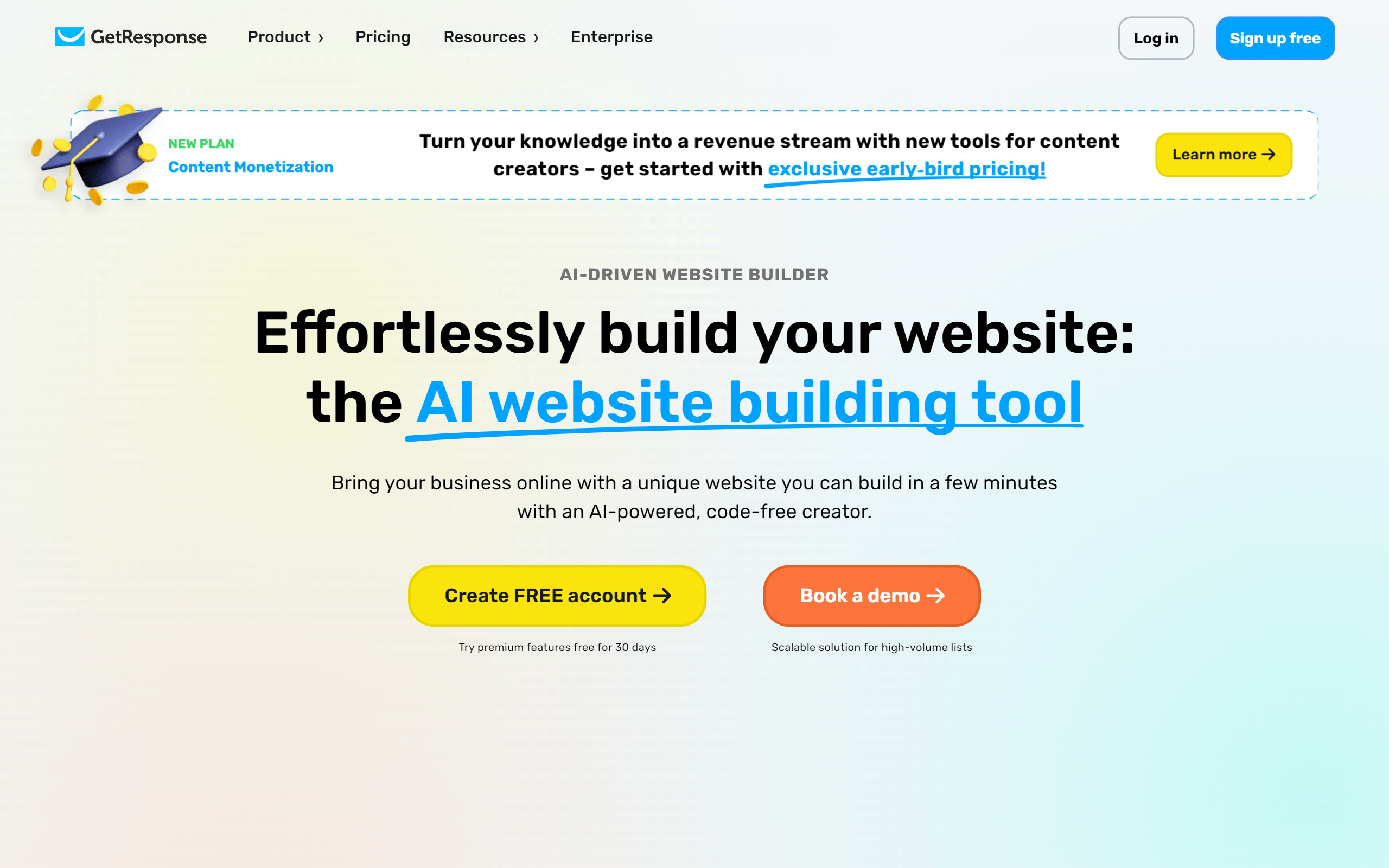 Site123 AI vs Getresponse