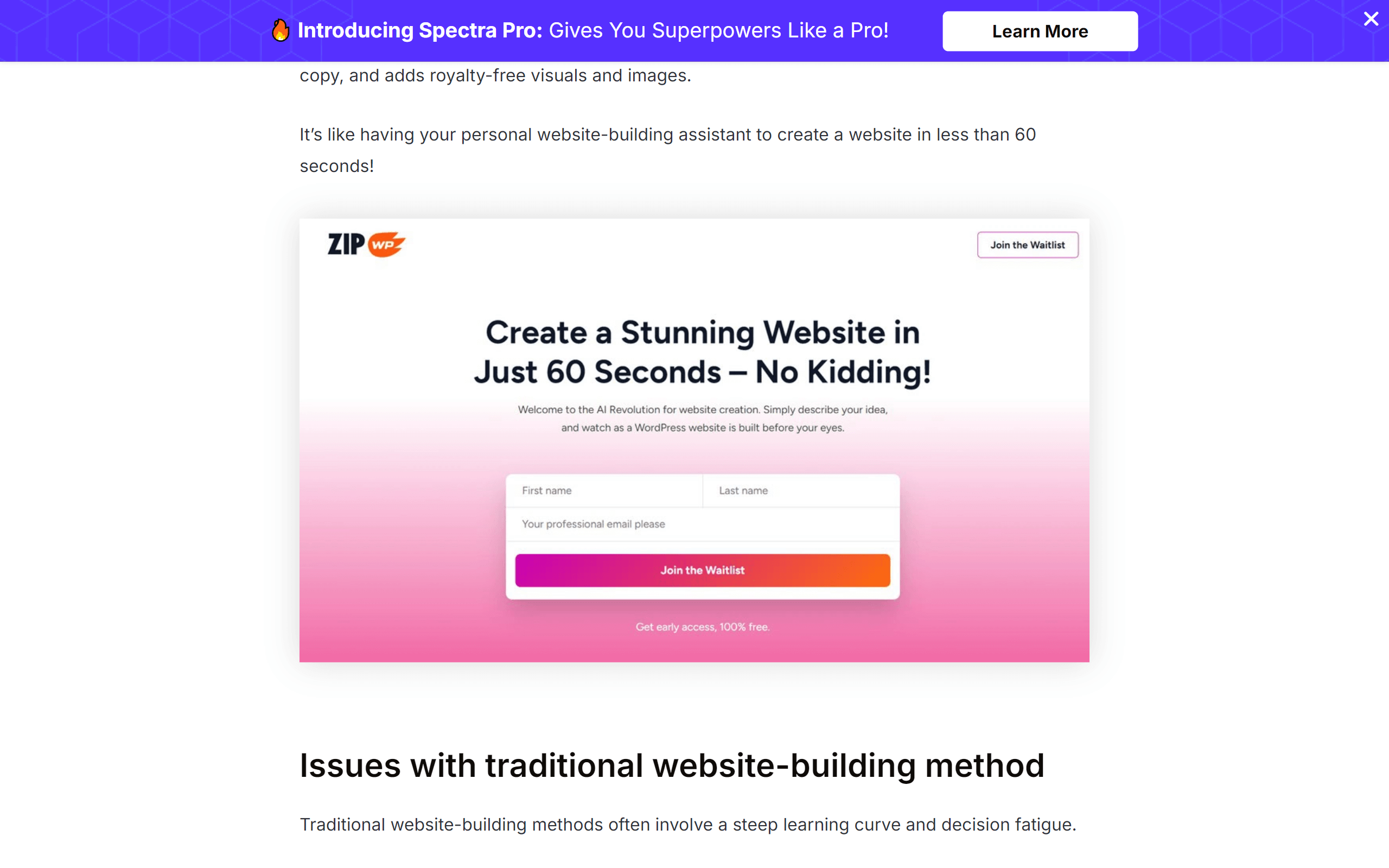 10Web AI vs Spectra