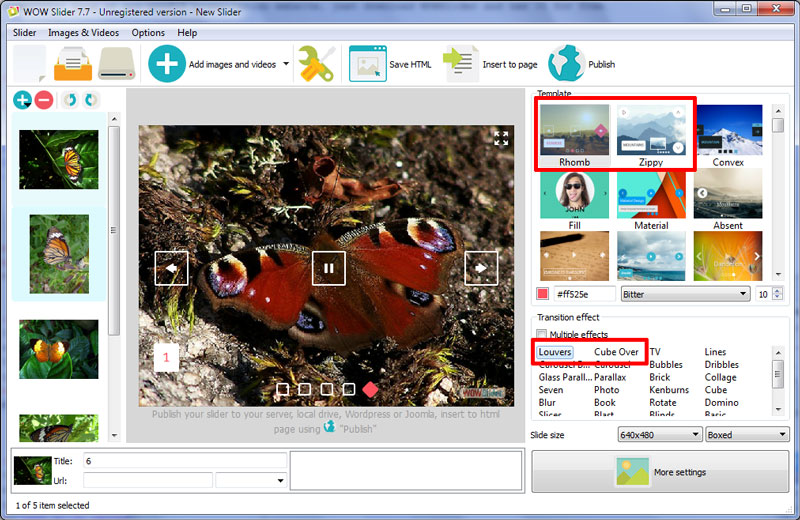 background image slider jquery