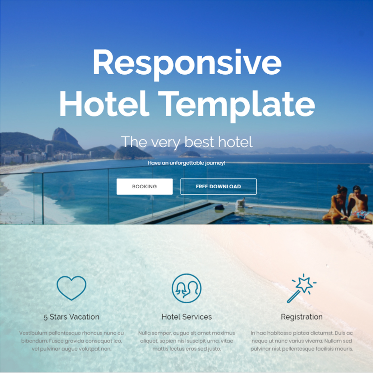 Free Download Bootstrap Hotel Themes