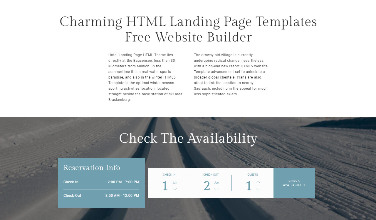 Landing Page HTML Template