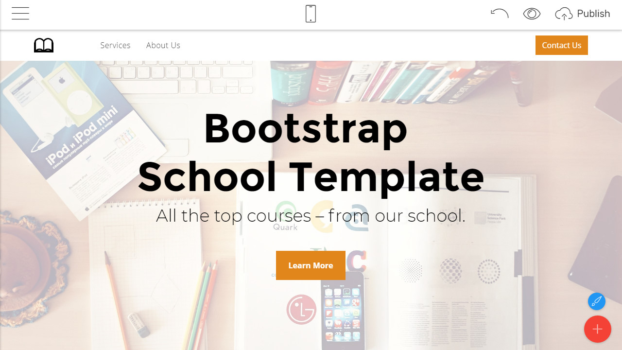 Bootstrap School Template