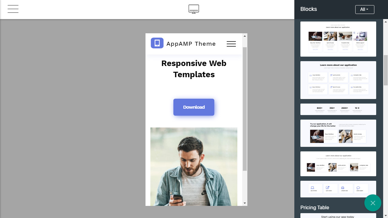 free bootstrap 4 template