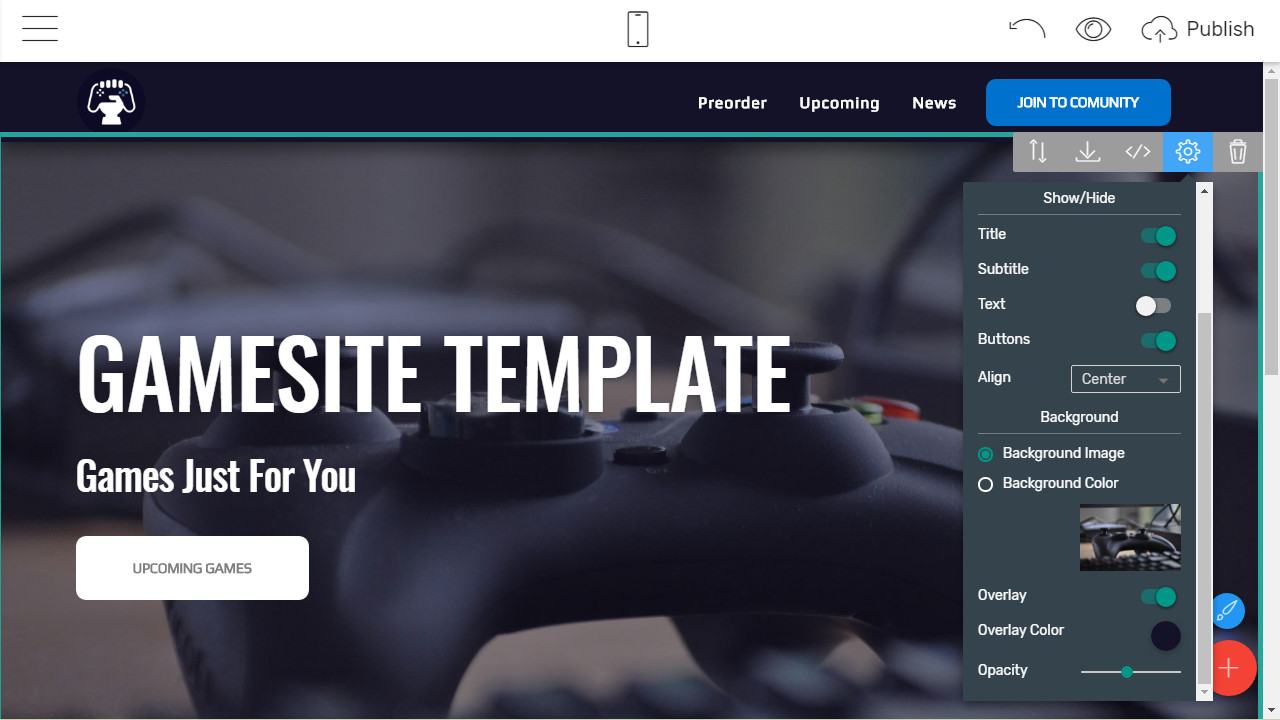 simple bootstrap template