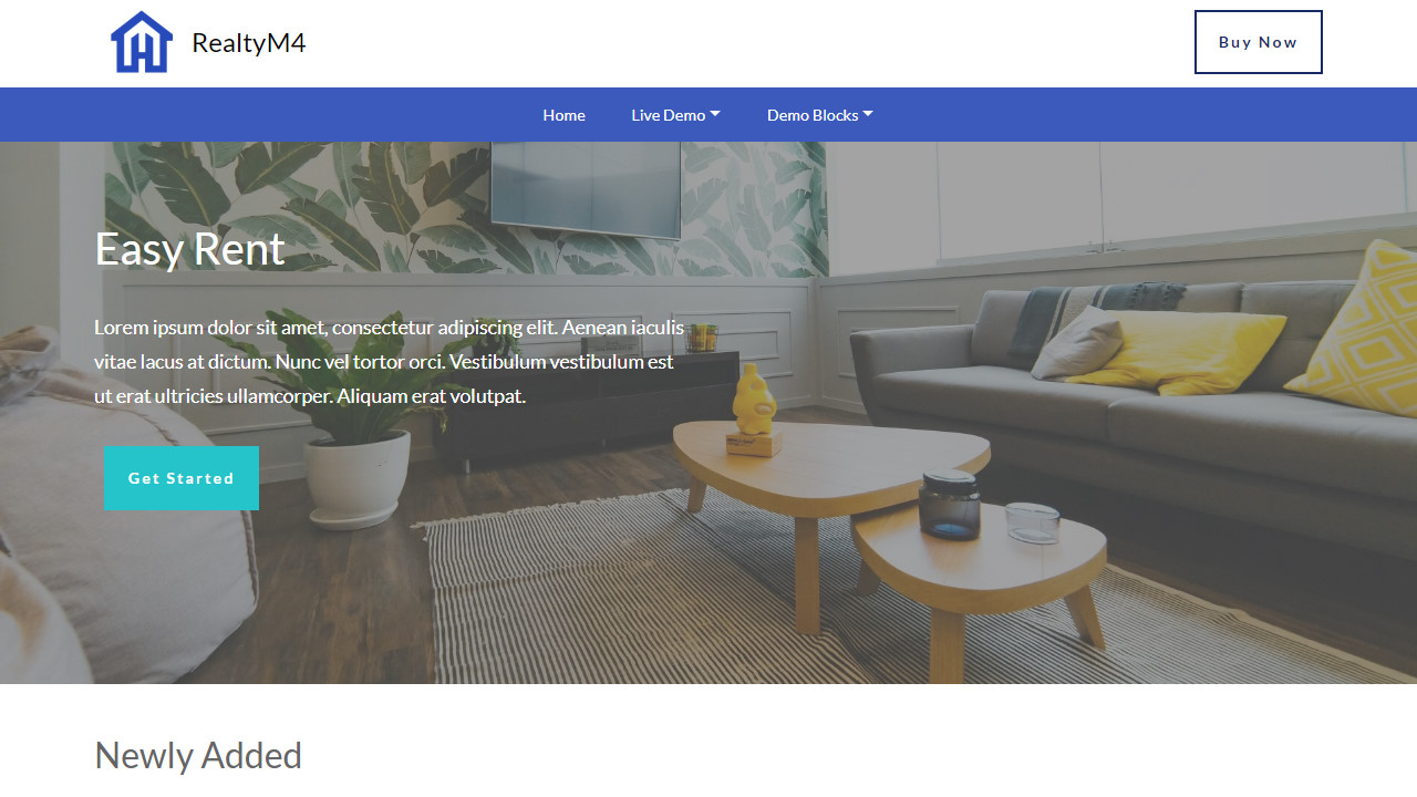 Responsive Bootstrap Theme For Realtors