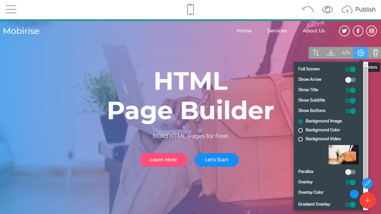 HTML Page Builder