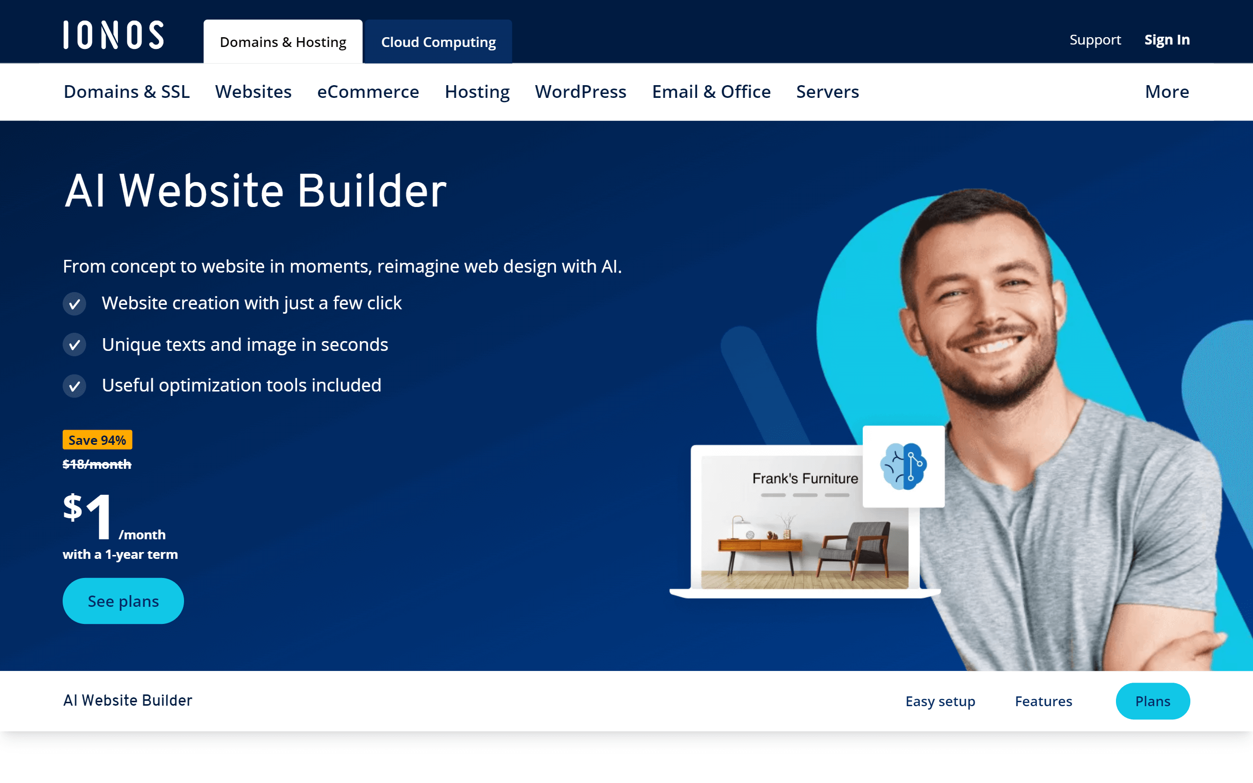 Ionos AI Website Builder