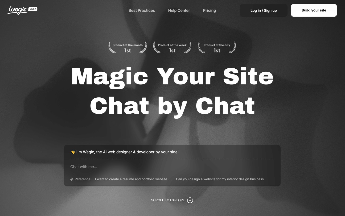 Wegic AI Website Builder